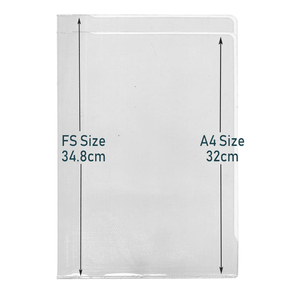 Clear F4 L C U-Shaped Folder