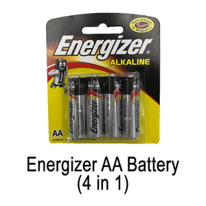 Energizer (AA / AAA) Alkaline Battery - Pack of 4