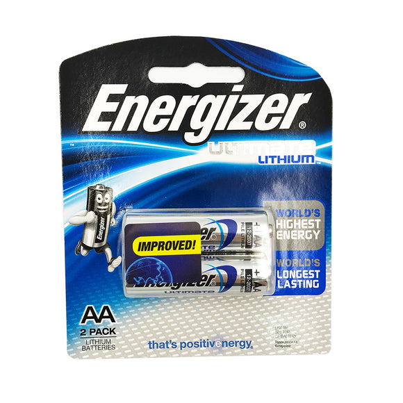 Energizer (AA / AAA) Ultimate Lithium Batteries - Pack of 2