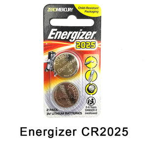 Energizer CR2025 Lithium Battery (Pack of 2)