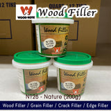 nature colour wood filler that fills cracks, grains or edges