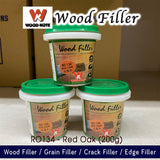 red oak colour wood filler that fills cracks, grains or edges