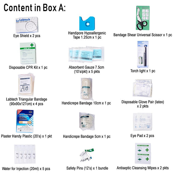 First Aid Box A - Refill