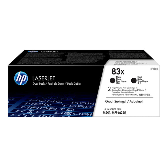 HP Toner Cartridge (83X) CF283X - Black