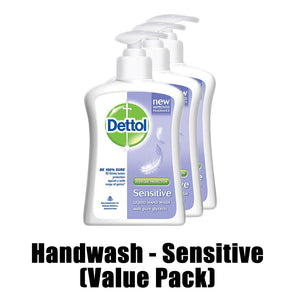 Dettol Anti-Bacterial pH-Balanced Handwash (250ml) (3'/Pack)