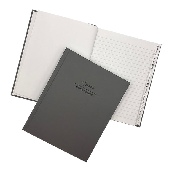 J.Burrows A4 Hard Cover Notebook 200 Page Black