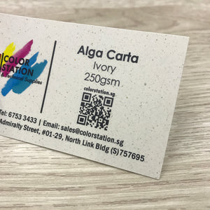 250gsm Fancy Paper - Alga Carta Ivory (10's)