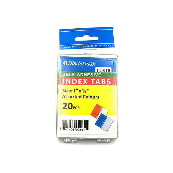 Bindermax Colour Index Tab - 20 pcs