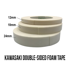 White Foam Tape (12mm - 24mm x 10 yards)