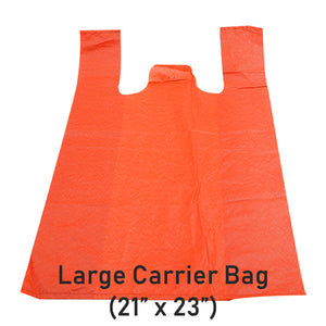 Carrier Bag - Large Red (21" x 23")