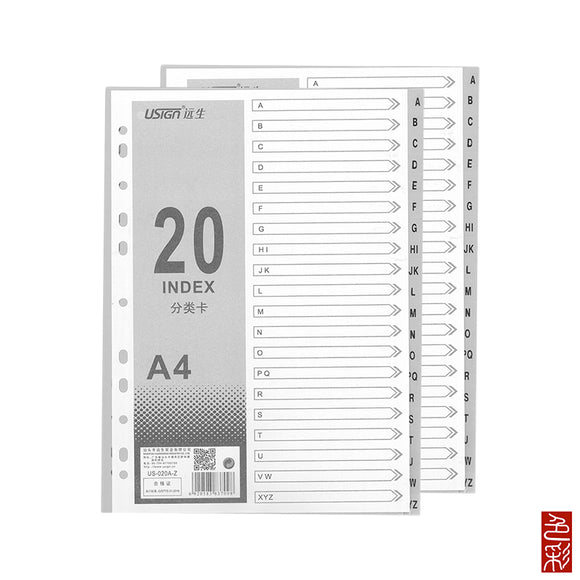 A4 A-Z PVC Index Divider