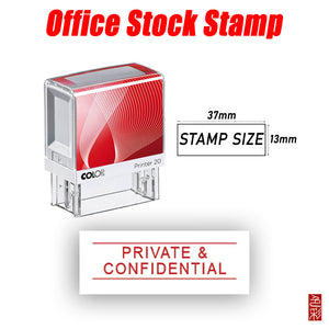 PRIVATE & CONFIDENTIAL Stamp