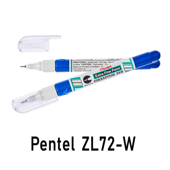 Pentel ZL72-W Extra Fine Point Correction Pen