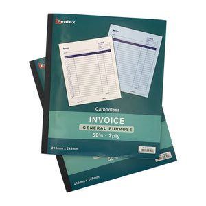 Pentex 2ply NCR Invoice (Cash Sales)