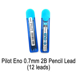 Pilot Eno 0.7mm 2B Pencil Lead (12 leads)