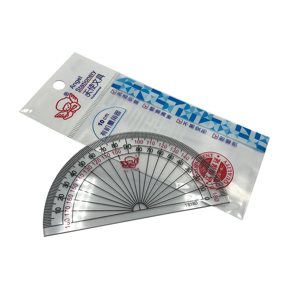 Protractor 10cm (180 Degrees)