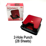 Max Scoova 2-Hole Punch DP-35T (28 Sheets)