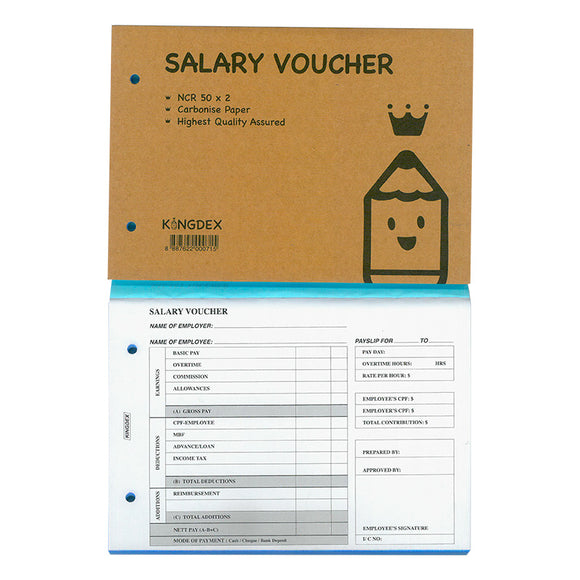 Kingdex Salary Voucher 2-Ply NCR