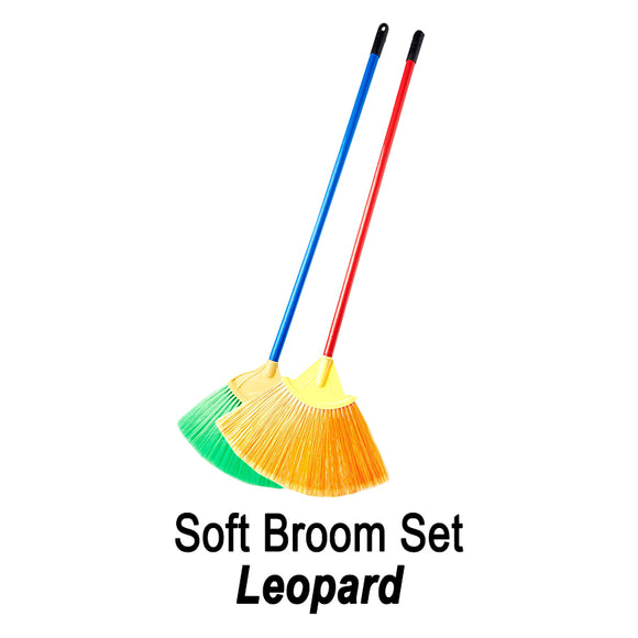 Leopard Broom Set (Soft)