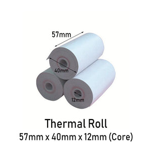 Thermal Paper Roll (57x40x12mm)