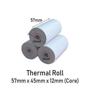 Thermal Paper Roll (57x45x12mm)