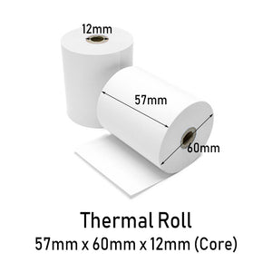 Thermal Paper Roll (57x60x12mm)