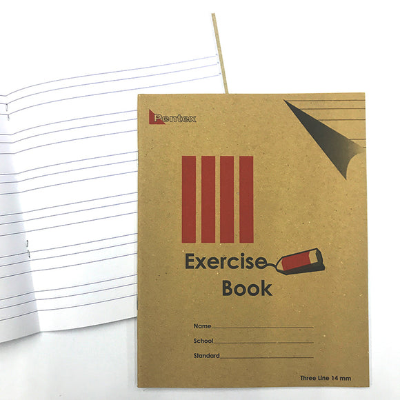 Soft Cover Exercise Book (3 Line) 120 Pages