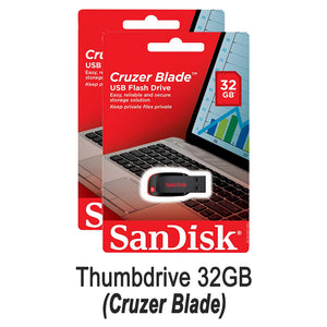 Sandisk Cruzer Blade USB Flash Drive 32GB