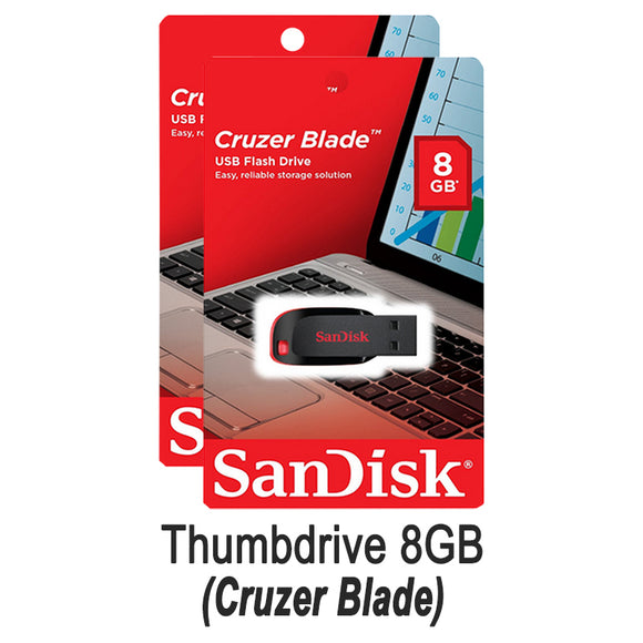 Sandisk Cruzer Blade USB Flash Drive 8GB