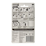 Command Damage-Free Hanging Wire-Backed Sticky Nail plus Stabilizer Strips (Holds 3.6kg)