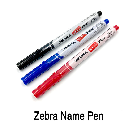 Zebra Name Pen - Permanent Marker (Fine)