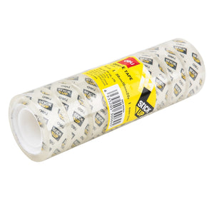 DELI Super Clear Office Tape - 8 Rolls (18mm x 20yds)