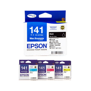 Epson Ink Cartridges 141 (Black & Colours)