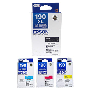 Epson Ink Cartridges 190 (Black & Colours)