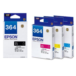 Epson Ink Cartridges 364 (Black & Colours)