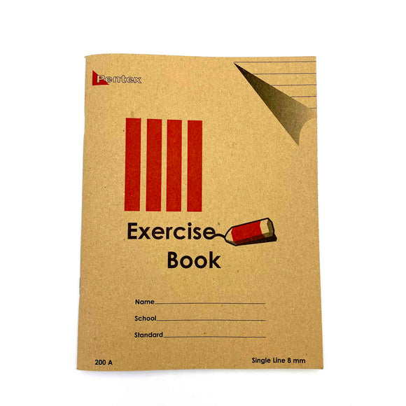Soft Cover Exercise Book 200A (Single Line) 200 Pages