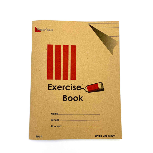 Soft Cover Exercise Book 200A (Single Line) 200 Pages – Color Station ...