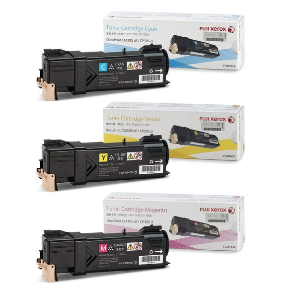 Fuji Xerox Toner Cartridges (CT201633, CT201634, CT201635) Colours