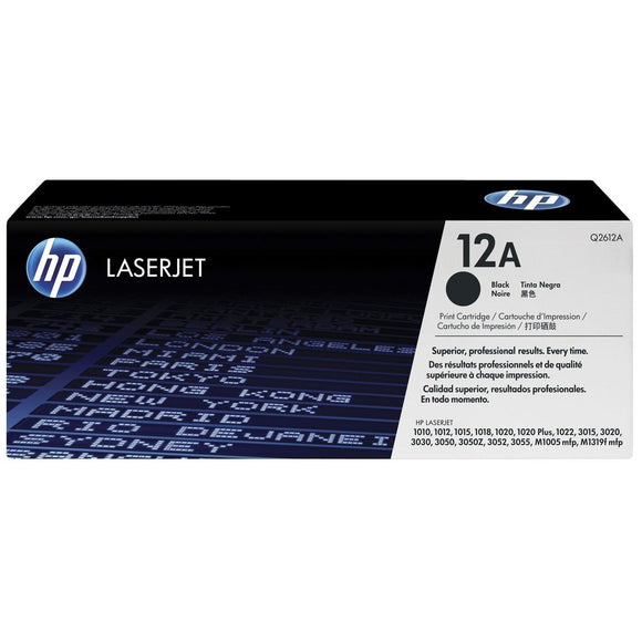 HP Toner Cartridge (12A) - Black