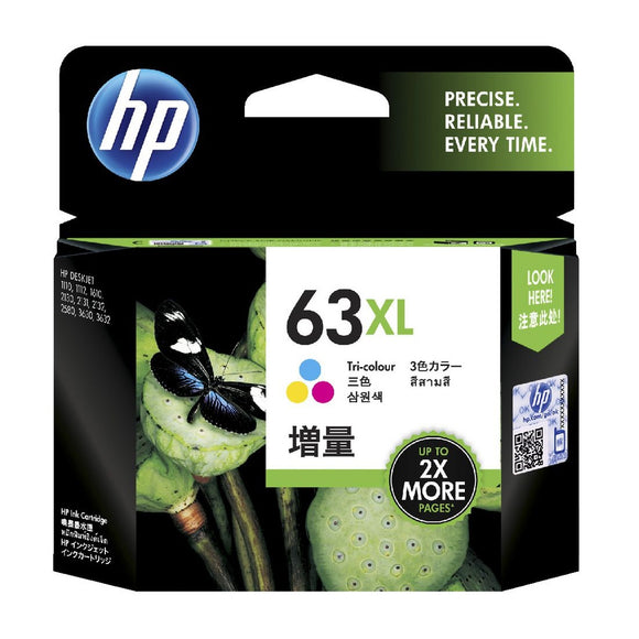 HP 63XL Ink Cartridge - Colour (High Yield)