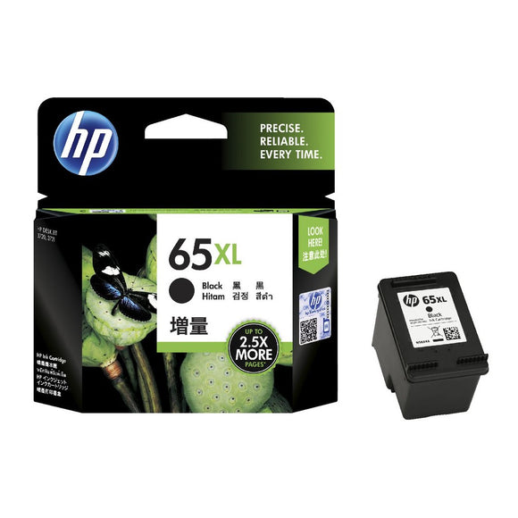 HP 65XL Ink Cartridge (N9K04AN) - Black (High Yield)