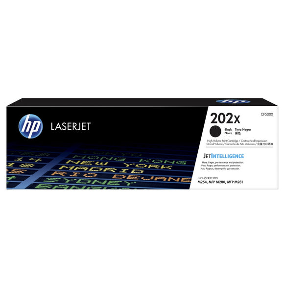 HP Toner Cartridge (202X)CF500X - Black