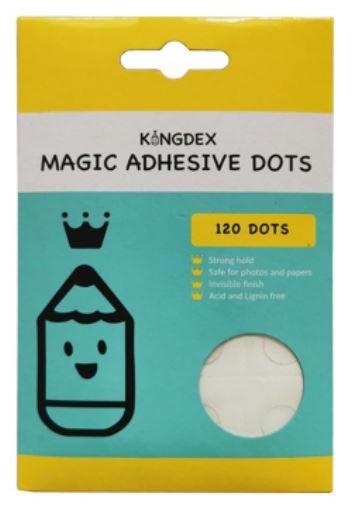 Kingdex Magic Adhesive Dots - 120 Dots