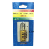 Resettable Number Padlock (Metal Body)