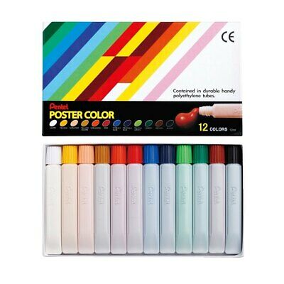 Pentel Poster Color - 12 Colours